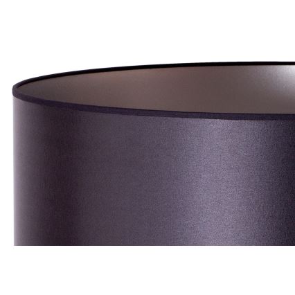 Duolla - Stolní lampa CANNES 1xE14/15W/230V pr. 20 cm černá/stříbrná