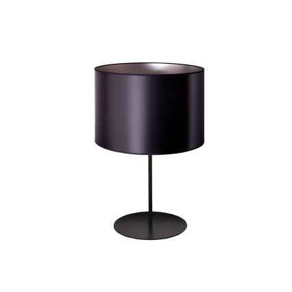 Duolla - Stolní lampa CANNES 1xE14/15W/230V pr. 20 cm černá/stříbrná