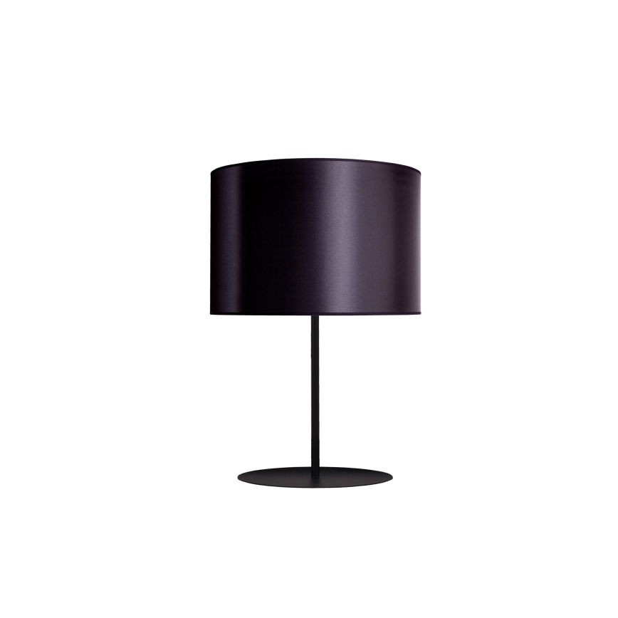 Duolla - Stolní lampa CANNES 1xE14/15W/230V pr. 20 cm černá/stříbrná
