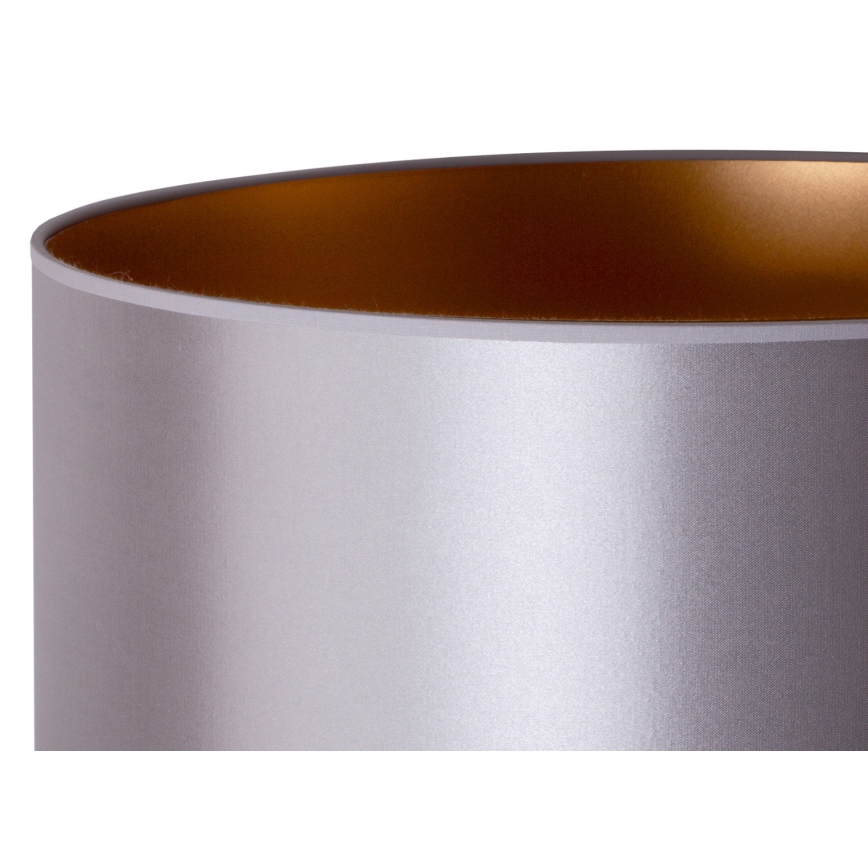 Duolla - Stolní lampa CANNES 1xE14/15W/230V pr. 20 cm stříbrná/měděná/černá