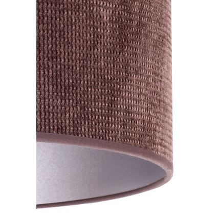 Duolla - Stolní lampa LYON 1xE27/15W/230V pr. 30 cm hnědá