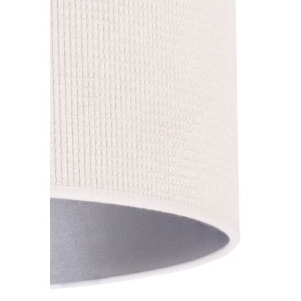 Duolla - Stolní lampa LYON 1xE27/15W/230V pr. 30 cm krémová