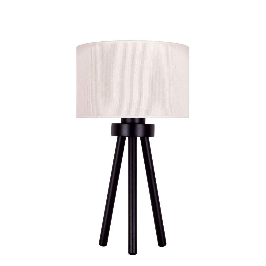 Duolla - Stolní lampa LYON 1xE27/15W/230V pr. 30 cm krémová