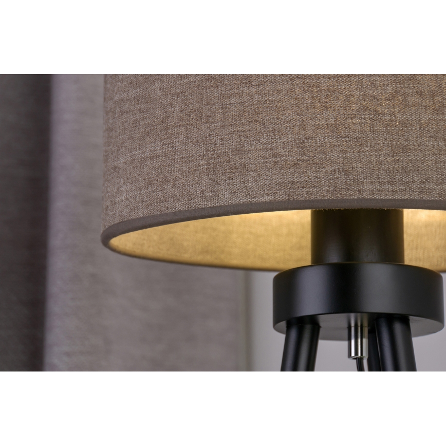 Duolla - Stolní lampa OVAL 1xE27/15W/230V pr. 30 cm hnědá
