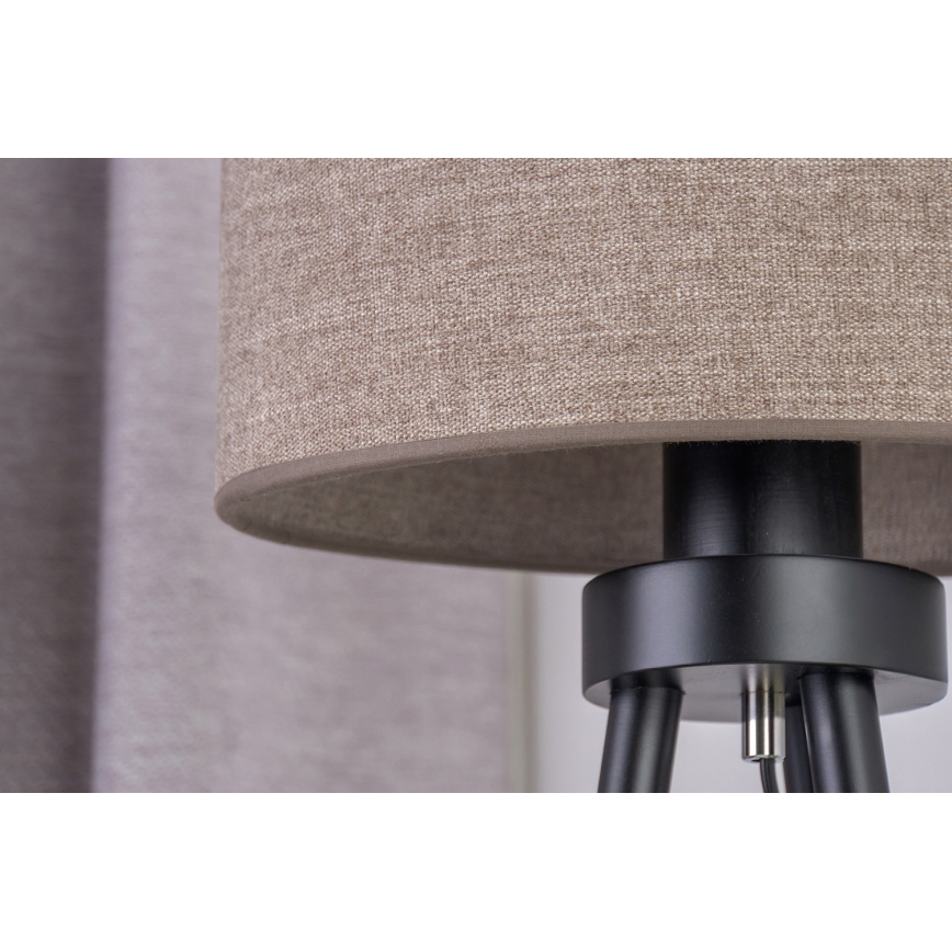 Duolla - Stolní lampa OVAL 1xE27/15W/230V pr. 30 cm hnědá