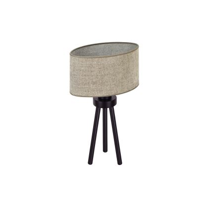 Duolla - Stolní lampa OVAL 1xE27/15W/230V pr. 30 cm hnědá