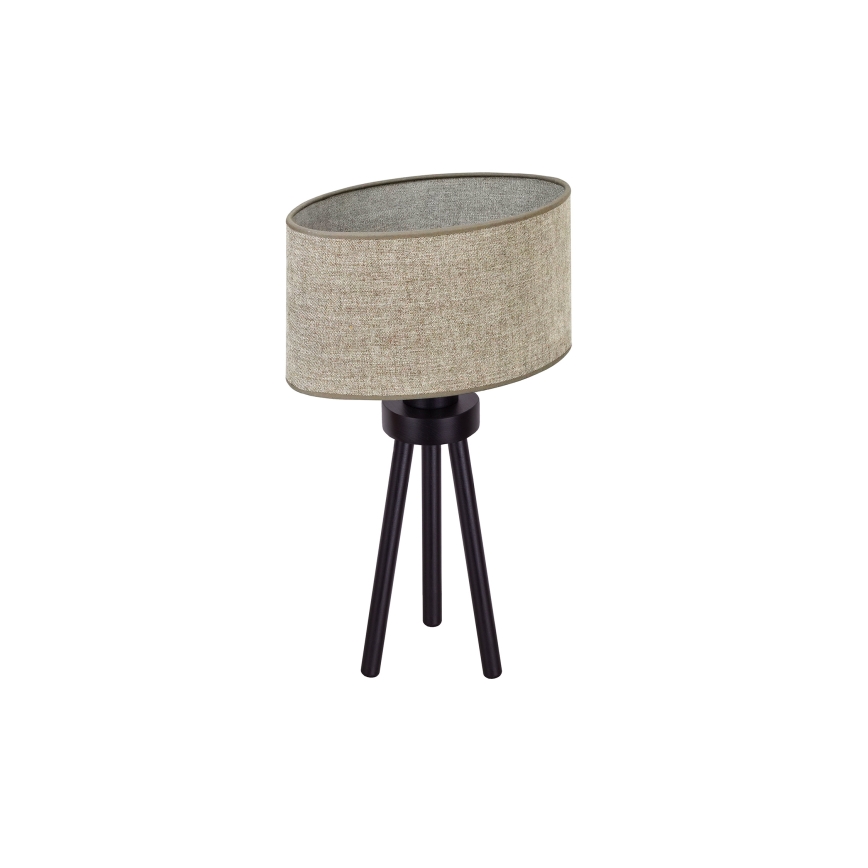 Duolla - Stolní lampa OVAL 1xE27/15W/230V pr. 30 cm hnědá
