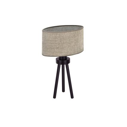 Duolla - Stolní lampa OVAL 1xE27/15W/230V pr. 30 cm hnědá