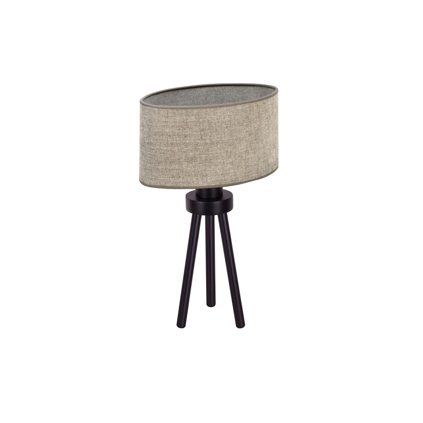 Duolla - Stolní lampa OVAL 1xE27/15W/230V pr. 30 cm hnědá