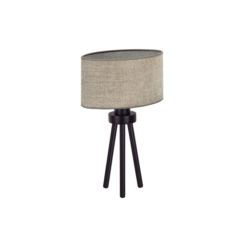Duolla - Stolní lampa OVAL 1xE27/15W/230V pr. 30 cm hnědá