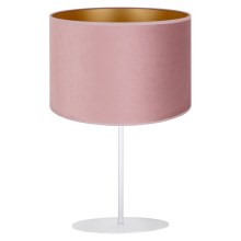 Duolla - Stolní lampa ROLLER 1xE14/15W/230V růžová/zlatá