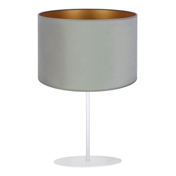 Duolla - Stolní lampa ROLLER 1xE14/15W/230V světle pr. 20 cm zelená/zlatá