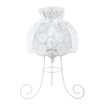 Duolla - Stolní lampa SYMPHONY 1xE27/40W/230V pr. 28 cm bílá