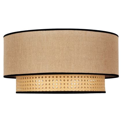 Duolla - Stropní svítidlo BOHO 1xE27/15W/230V pr. 45 cm béžová/ratan