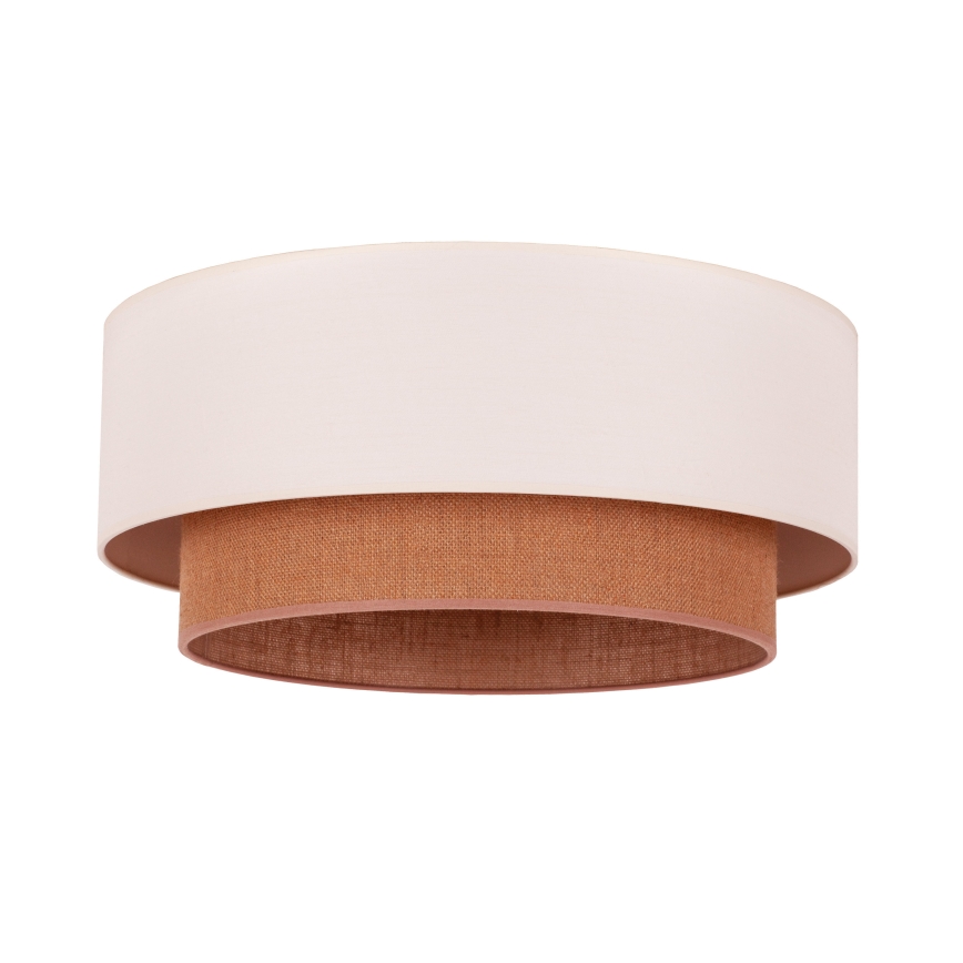 Duolla - Stropní svítidlo BOHO 3xE27/15W/230V pr. 60 cm béžová/hnědá