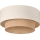 Duolla - Stropní svítidlo BOHO 3xE27/15W/230V pr. 60 cm krémová/béžová