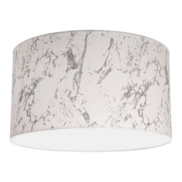 Duolla - Stropní svítidlo MARBLE 1xE27/40W/230V pr. 45 cm bílá/šedá