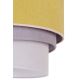 Duolla - Stropní svítidlo TRIO 1xE27/15W/230V pr. 45 cm žlutá/šedá/bílá