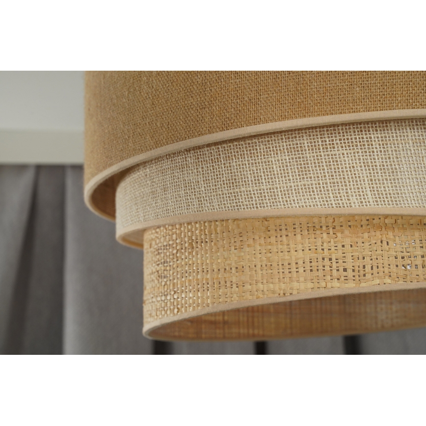 Duolla - Stropní svítidlo YUTE TRIO 3xE27/15W/230V pr. 60 cm hnědá/šedá/béžová