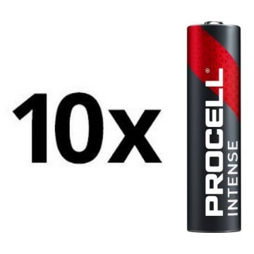 Duracell - 10 ks Alkalická baterie Procell Intense LR03/AAA 1,5V 1465 mAh