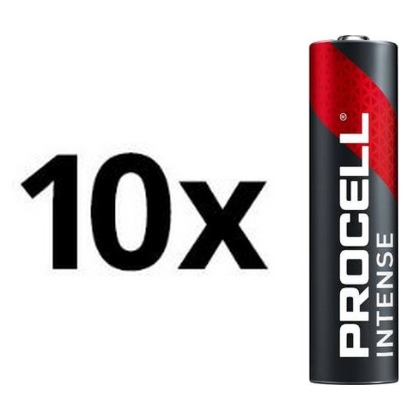 Duracell - 10 ks Alkalická baterie Procell Intense LR03/AAA 1,5V 1465 mAh