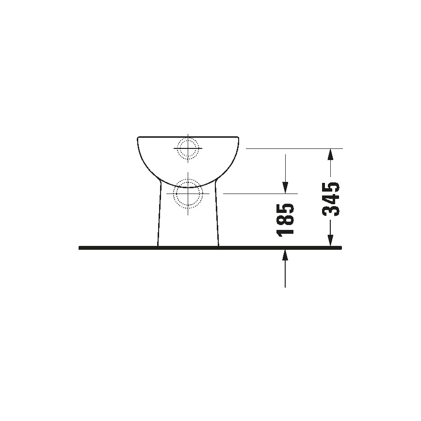 Duravit 21080900002 - Stojící WC D-CODE keramika/lesklá bílá