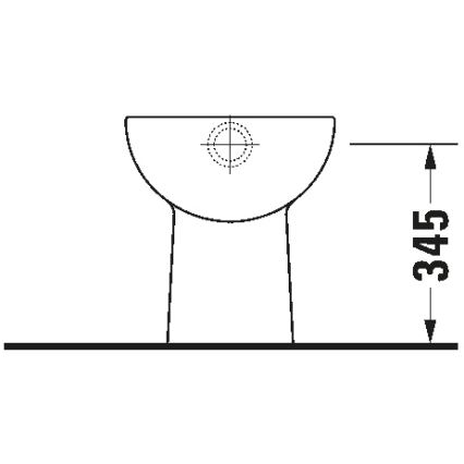 Duravit 21100100002 - Stojící WC D-CODE keramika/lesklá bílá