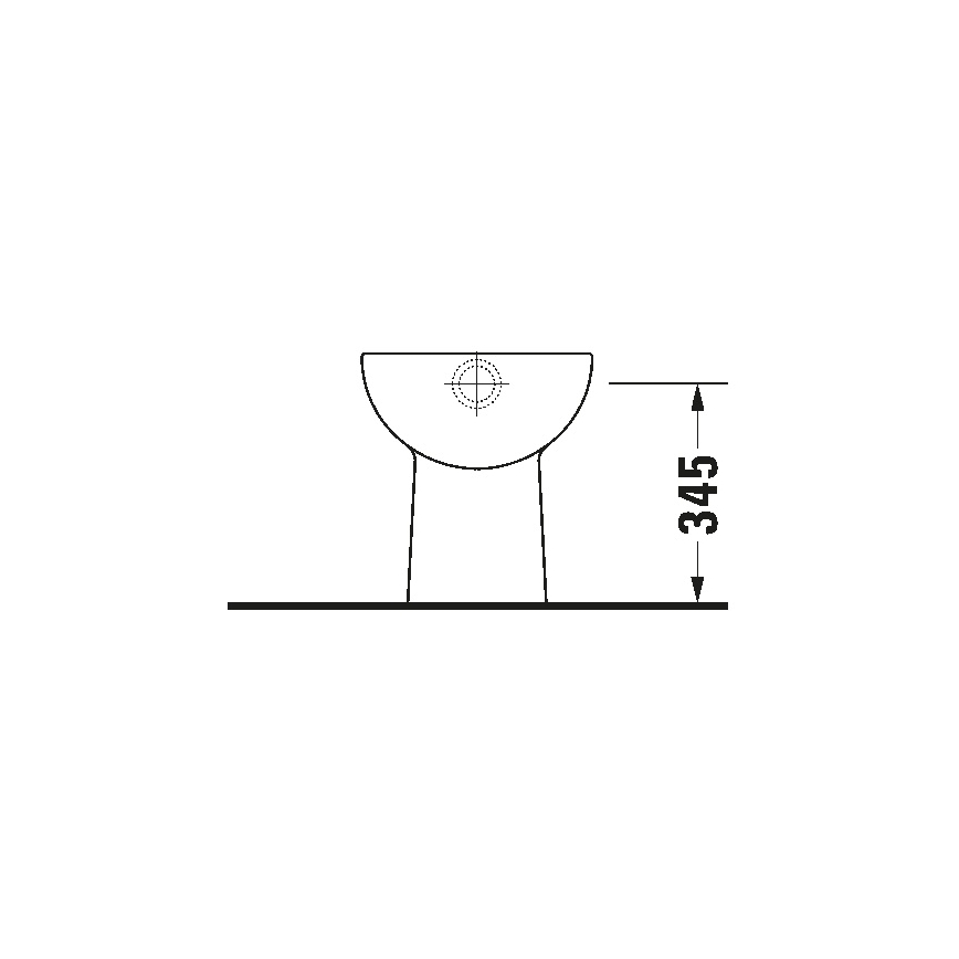 Duravit 21100100002 - Stojící WC D-CODE keramika/lesklá bílá