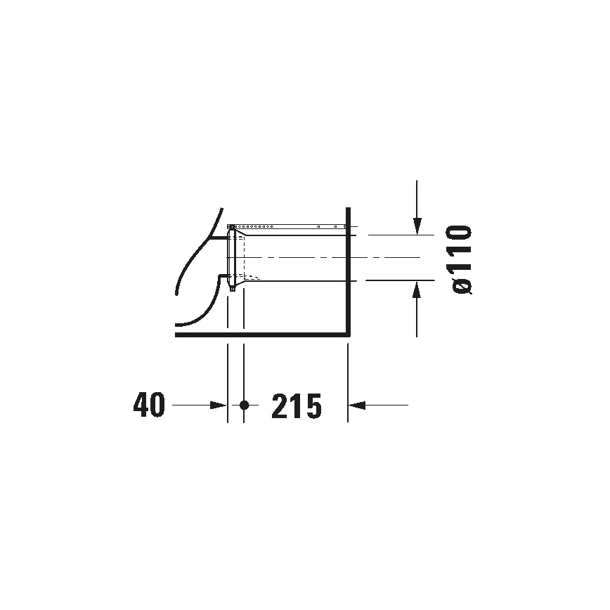 Duravit 21180900002 - WC kombi D-CODE keramika/lesklá bílá