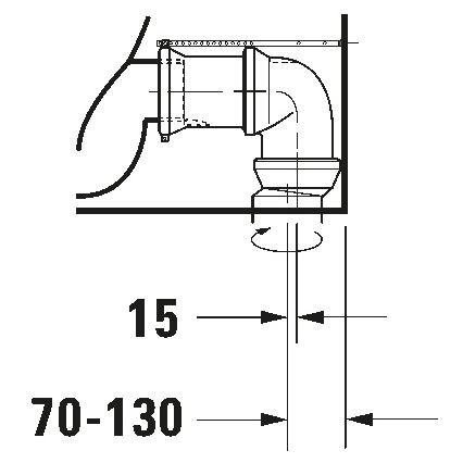 Duravit 21180900002 - WC kombi D-CODE keramika/lesklá bílá