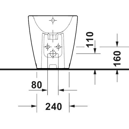 Duravit 2294100000 - Stojící bidet D-NEO keramika/lesklá bílá