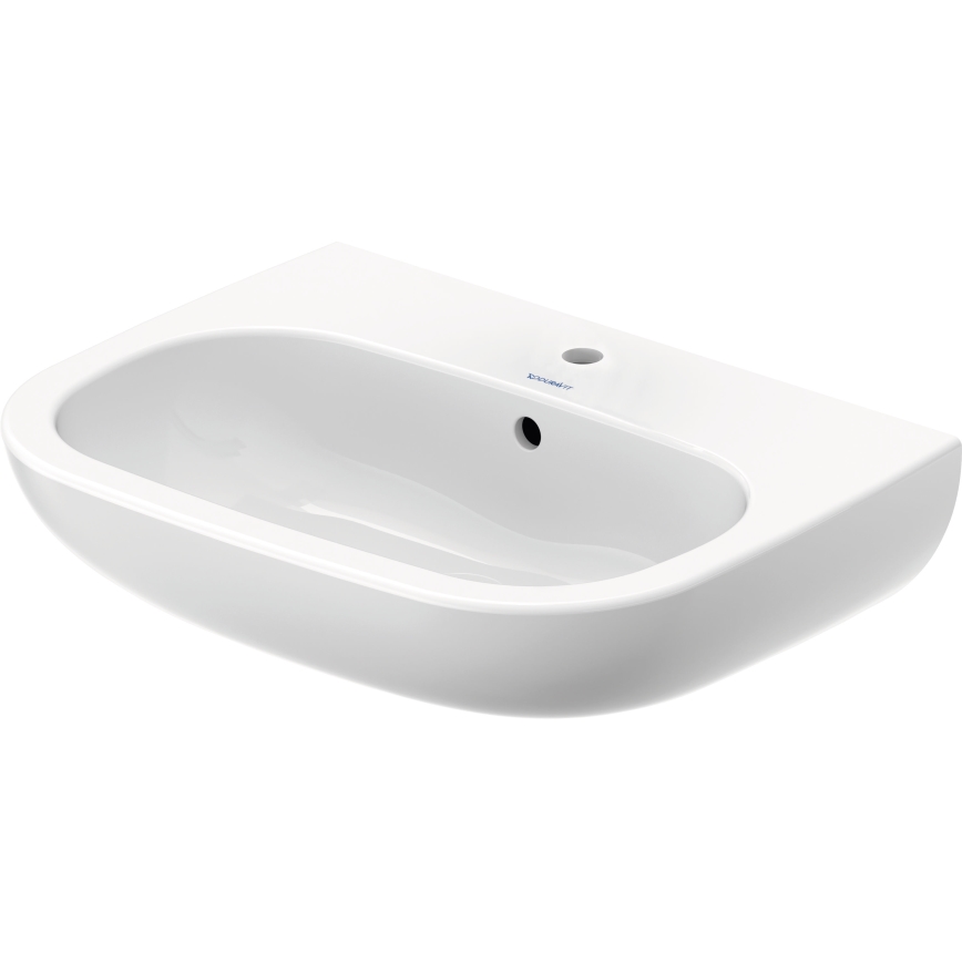 Duravit 23106000002 - Závěsné umyvadlo D-CODE 60x46 cm keramika/lesklá bílá