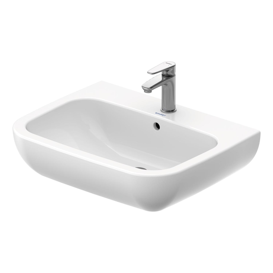 Duravit 23106500002 - Závěsné umyvadlo D-CODE 65x50 cm keramika/lesklá bílá