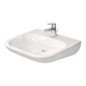 Duravit 23136000002 - Závěsné umyvadlo D-CODE 60x55 cm keramika/lesklá bílá