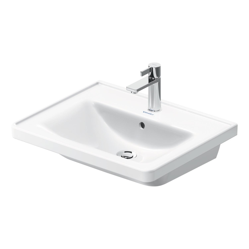 Duravit 2367600000 - Závěsné umyvadlo D-NEO 60x48 cm keramika/lesklá bílá