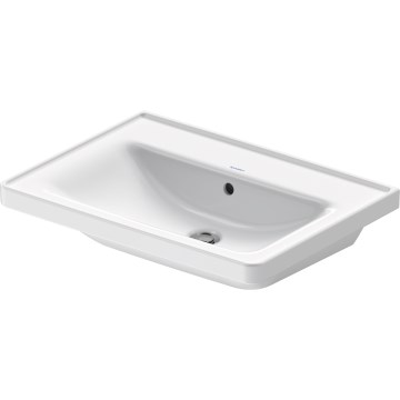Duravit 2367650060 - Závěsné umyvadlo D-NEO 65x48 cm keramika/lesklá bílá
