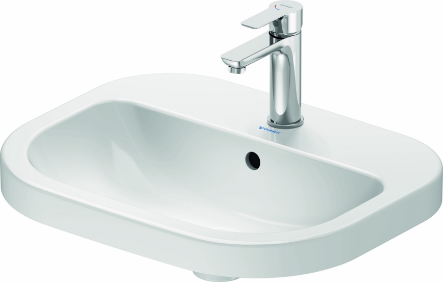 Duravit 24025500002 - Závěsné umyvadlo D-CODE 55x44 cm keramika/lesklá bílá