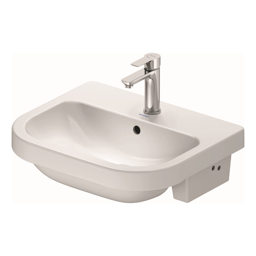 Duravit 24035500002 - Zápustné umyvadlo D-CODE 55x45,5 cm keramika/lesklá bílá