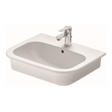 Duravit 337540000 - Zápustné umyvadlo D-CODE 54,5x43,5 cm keramika/lesklá bílá