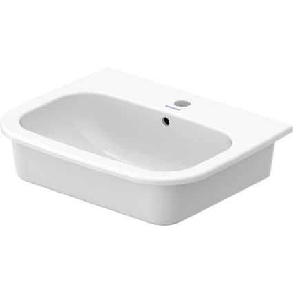 Duravit 337540000 - Zápustné umyvadlo D-CODE 54,5x43,5 cm keramika/lesklá bílá