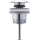 Duravit 50521000 - Umyvadlová výpusť PUSH-OPEN pr. 6,3 cm lesklý chrom