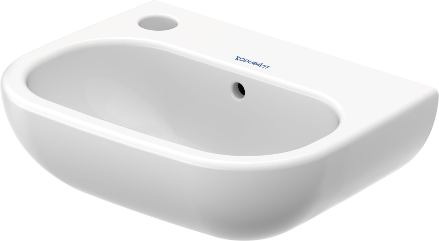 Duravit 7053600092 - Závěsné umyvadlo D-CODE 36x27 cm keramika/lesklá bílá