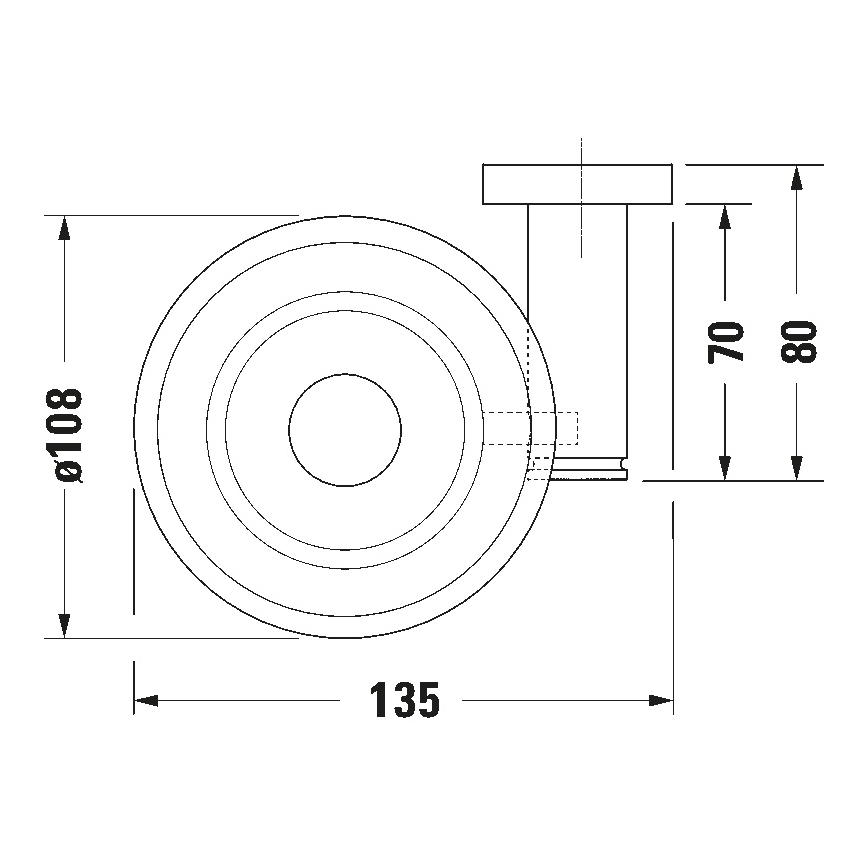 Duravit 99174600 - Nástěnná mýdlenka D-CODE levá matná černá