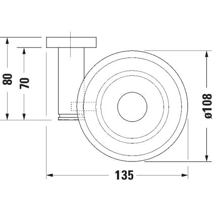 Duravit 99181000 - Nástěnná mýdlenka D-CODE pravá lesklý chrom