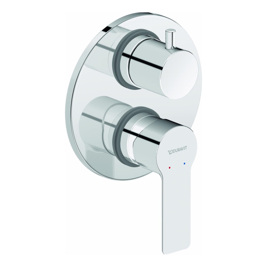 Duravit DC5210008010 - Sprchová baterie pro podomítkovou instalaci D-CODE lesklý chrom