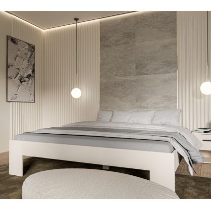 Dvojlůžková postel PIROA 180x200 cm béžová