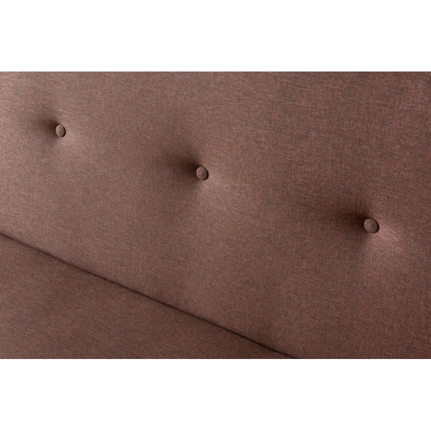 Dvoumístná pohovka LOKO hnědá