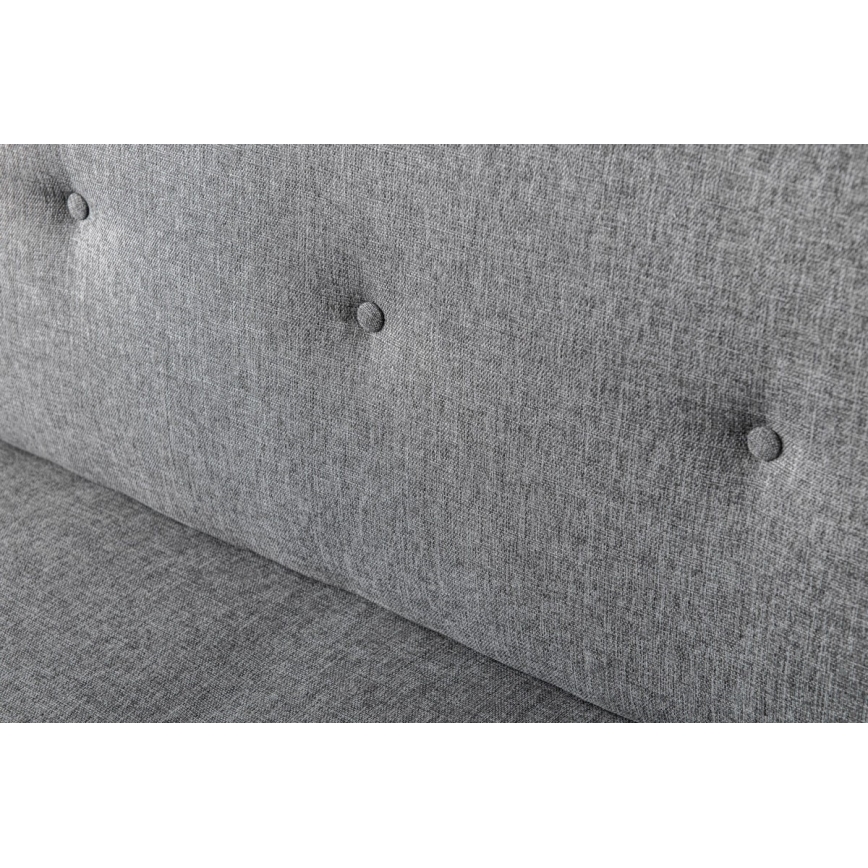 Dvoumístná pohovka LOKO světle šedá