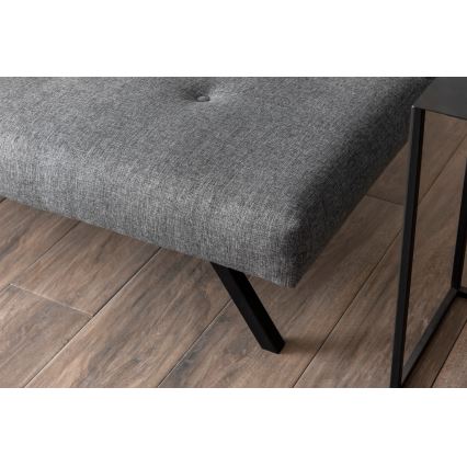 Dvoumístná pohovka LOKO světle šedá