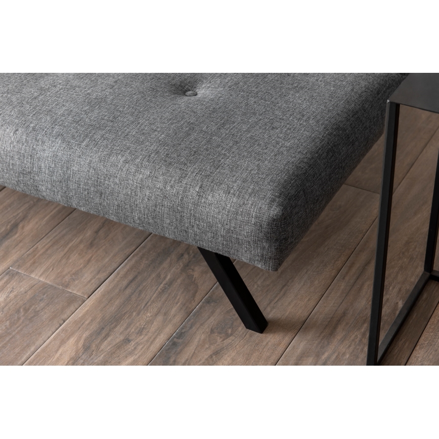 Dvoumístná pohovka LOKO světle šedá